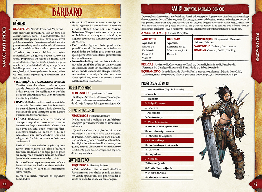 Pathfinder para Savage Preview  #1