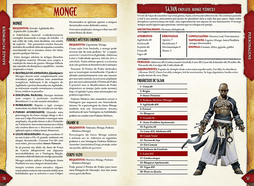 Pathfinder para Savage Worlds: um jogo de Classe - RetroPunk